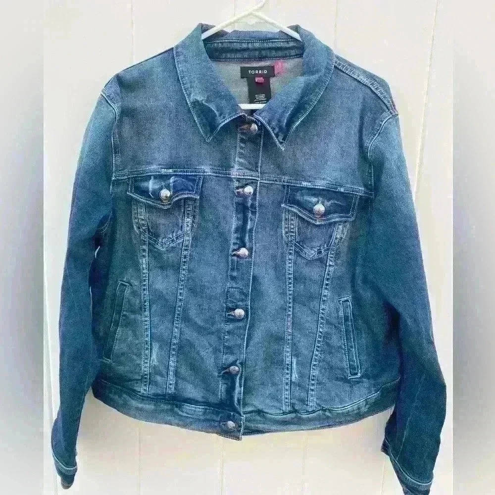 Torrid Jean jacket SZ 0 - Picture 1 of 5